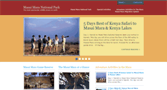 Desktop Screenshot of masaimaranationalpark.org